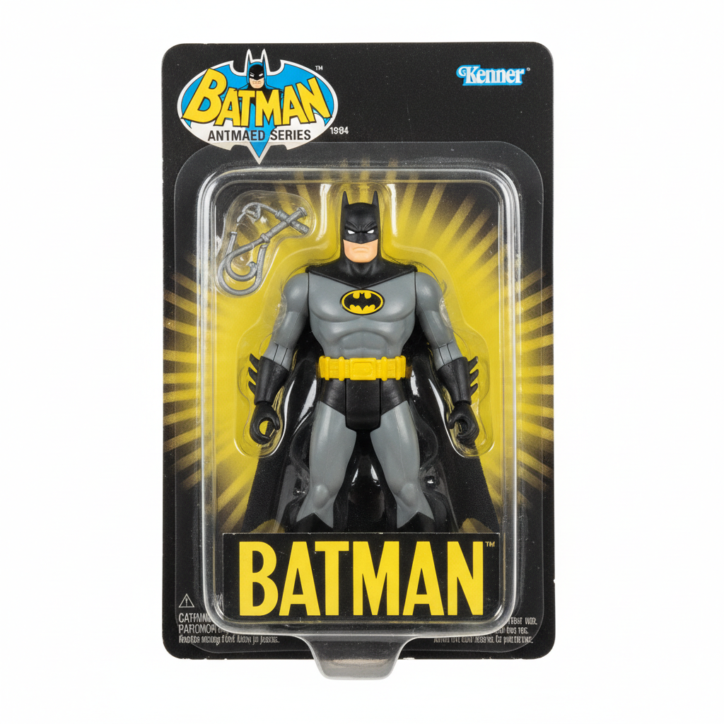 Vintage 1994 Kenner Batman action figure mint on card with original sealed blister packaging intact