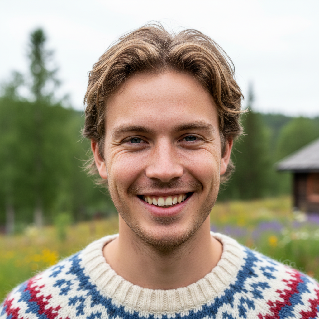Profile photo of a man in casual attire, bright background
