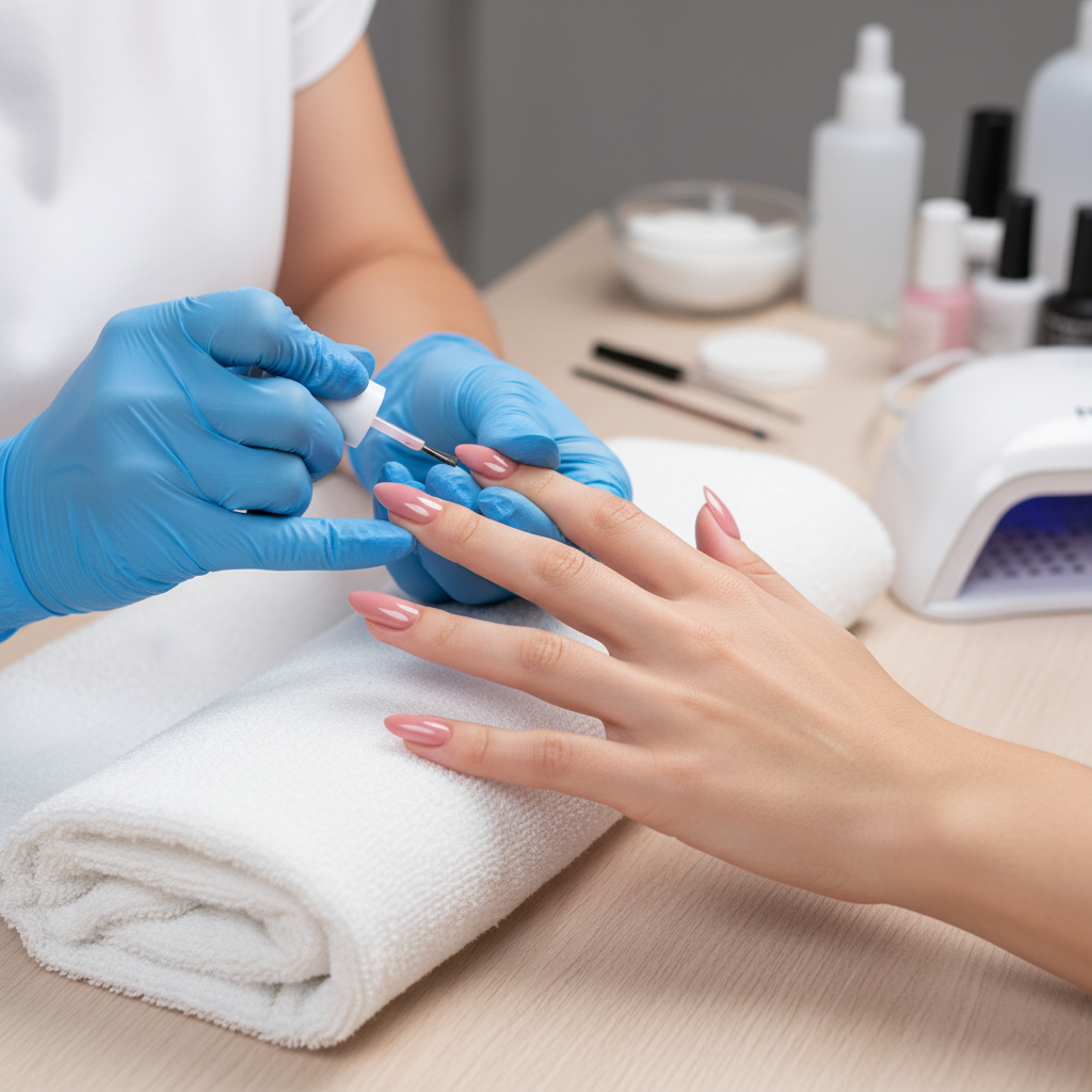 Professional manicure treatment