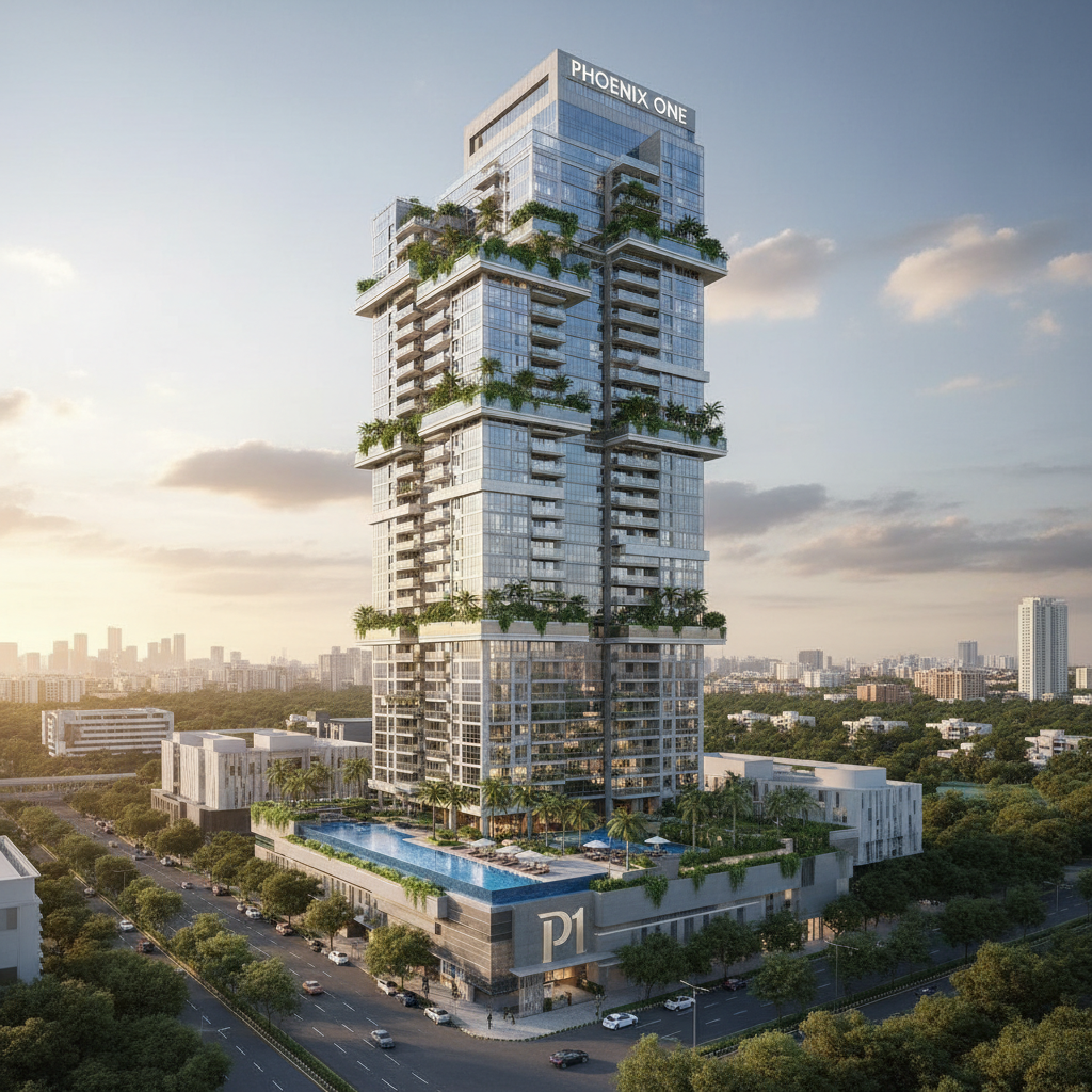 Phoenix One luxury apartment tower in prime Rajajinagar locality Bengaluru