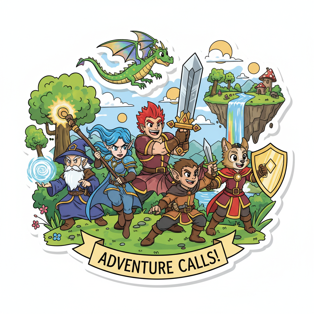 Fantasy RPG game colorful world — لعبة تقمص أدوار للبلايستيشن 5