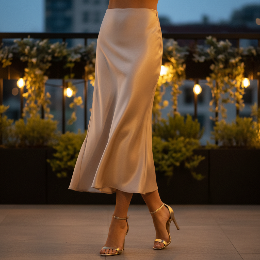 Satin Slip Dress — women fashion