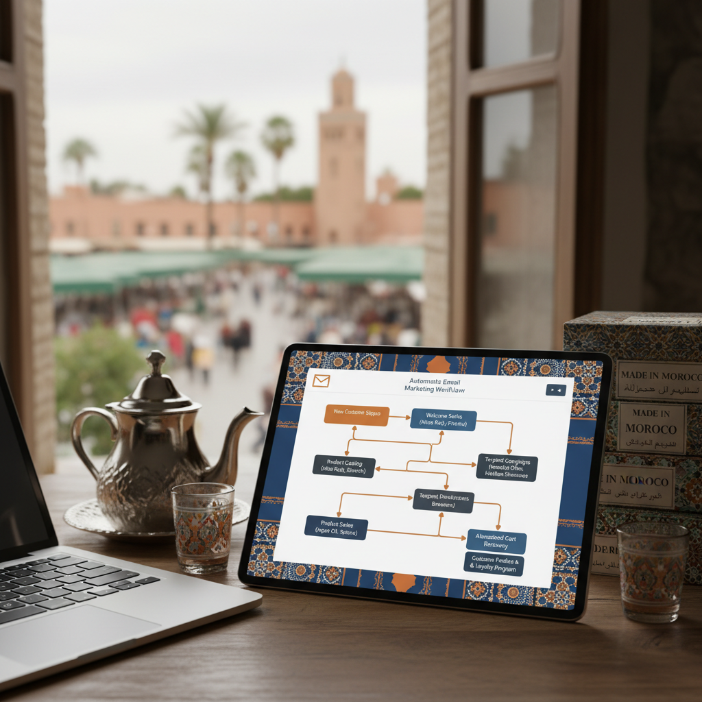 Automatisation emailing workflow Maroc - email automatique ventes entreprises marocaines marketing