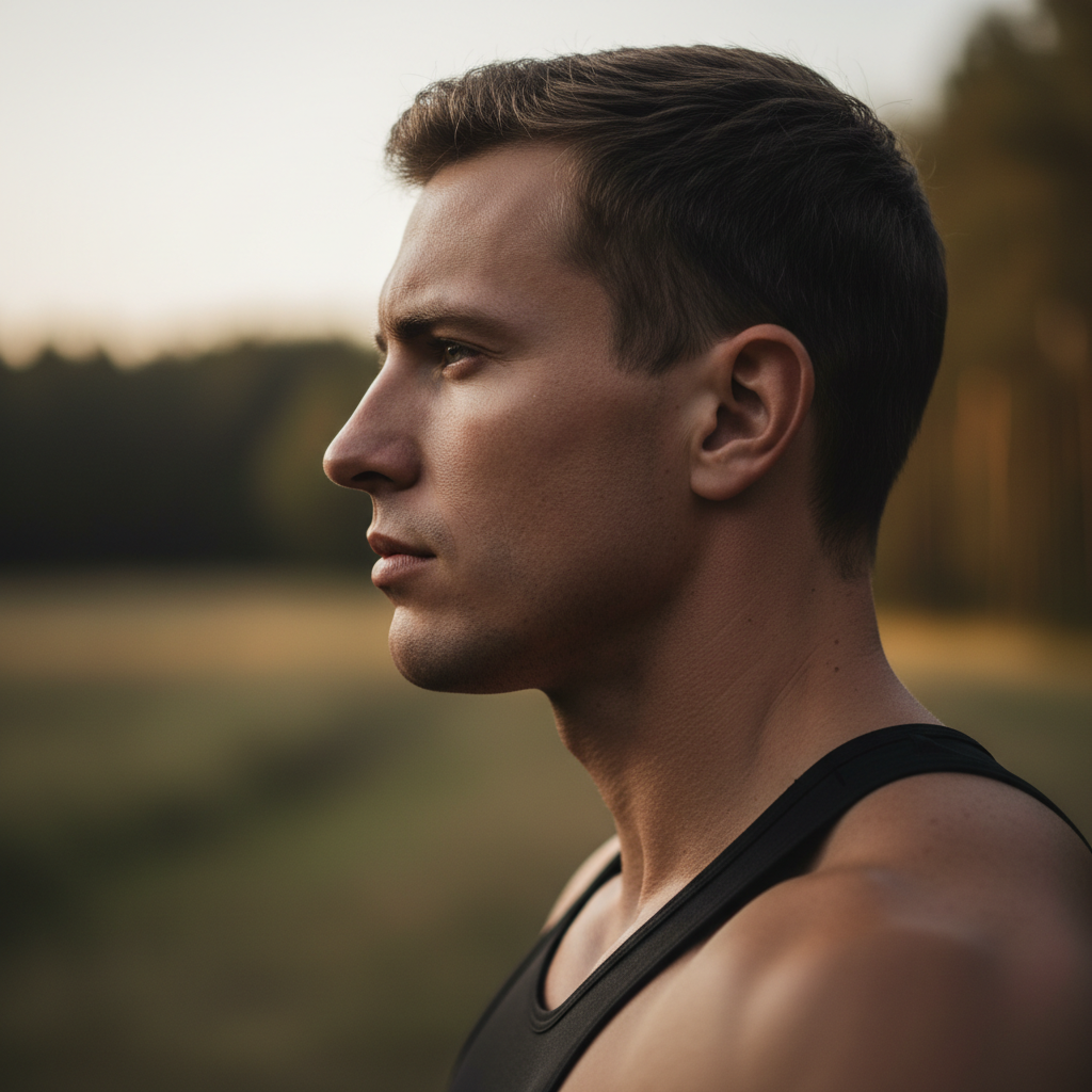 Profile photo of Tom B. with defined jawline