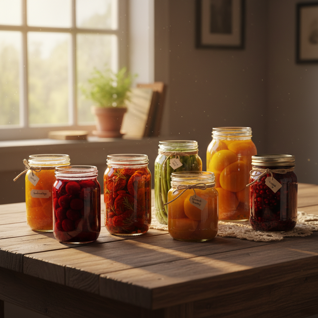 Thumbnail of preservation episode — jars arranged on a farmhouse table, late afternoon light through a window