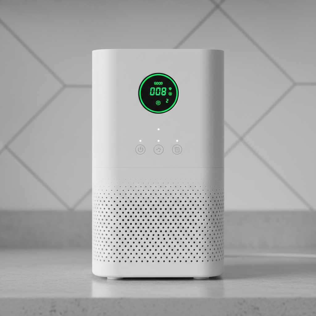 Smart Air Purifier product photo on clean neutral background