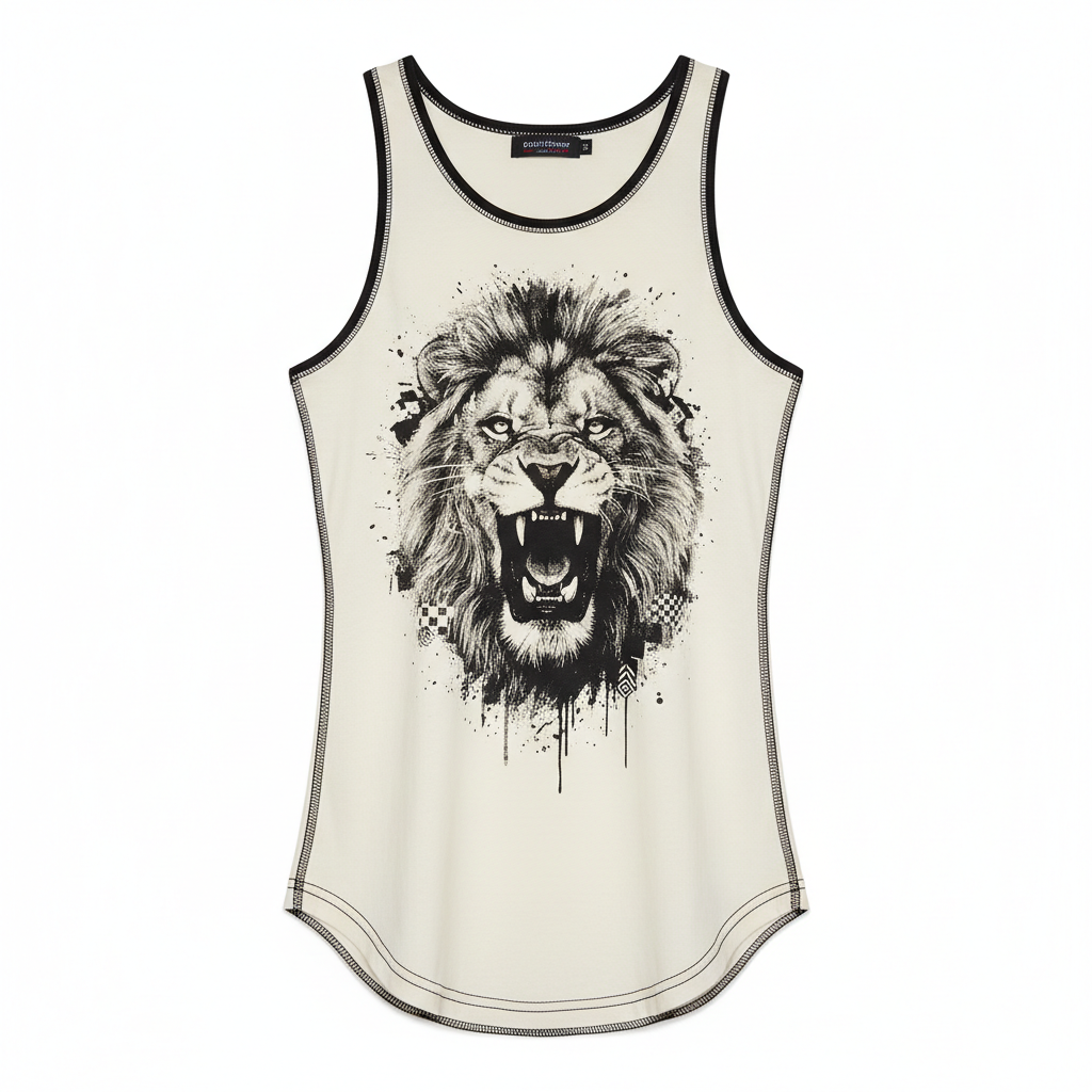 UNDERGROUND TANK — Washed Grey streetwear tanks, dark background