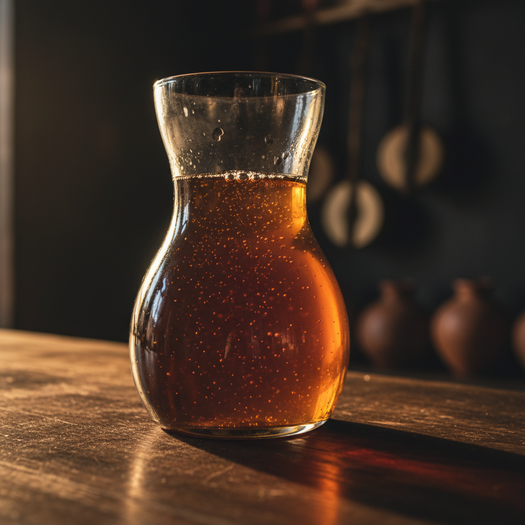 Light colored white creamed honey in glass jar, crystallized honey variety from Ethiopia