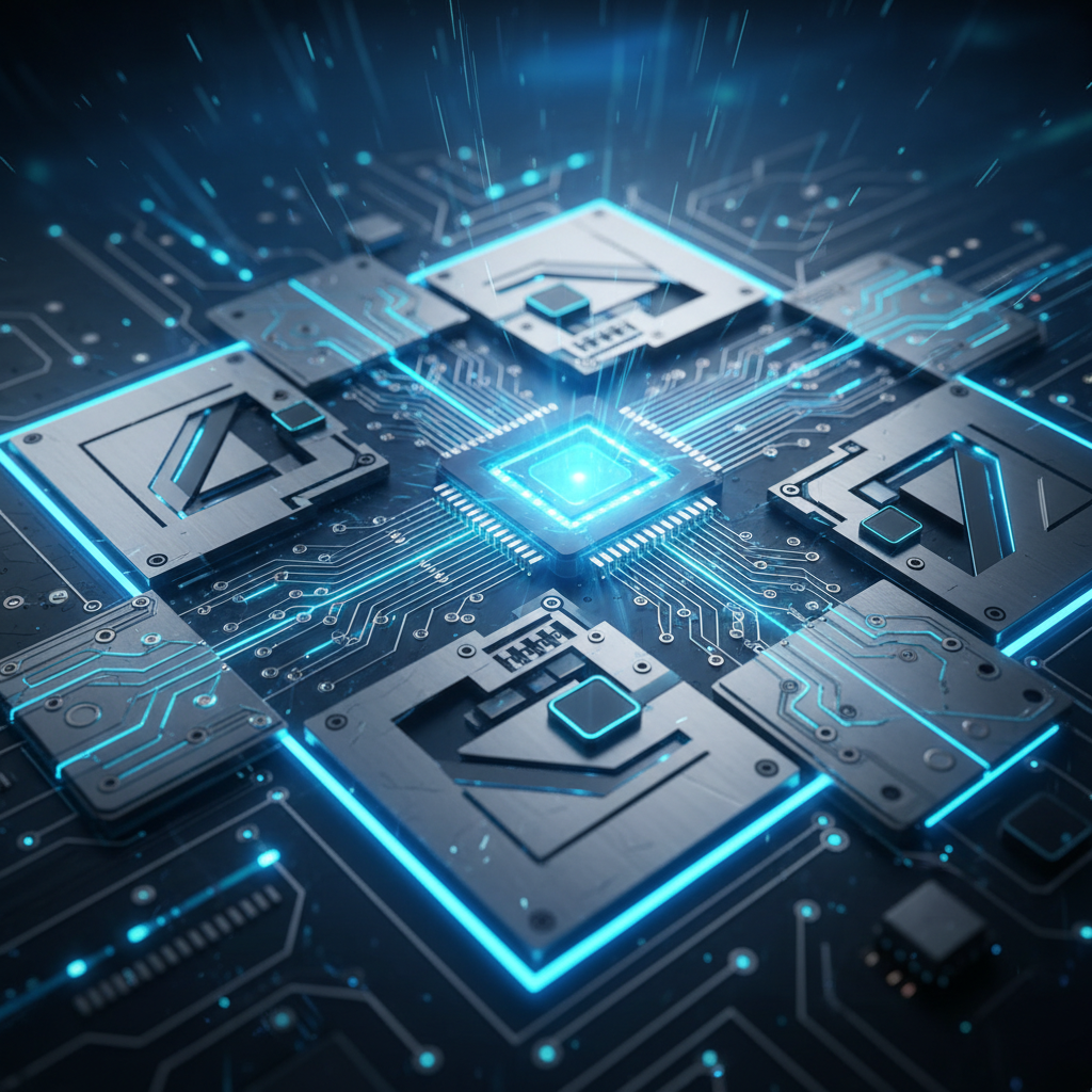Technology circuit background