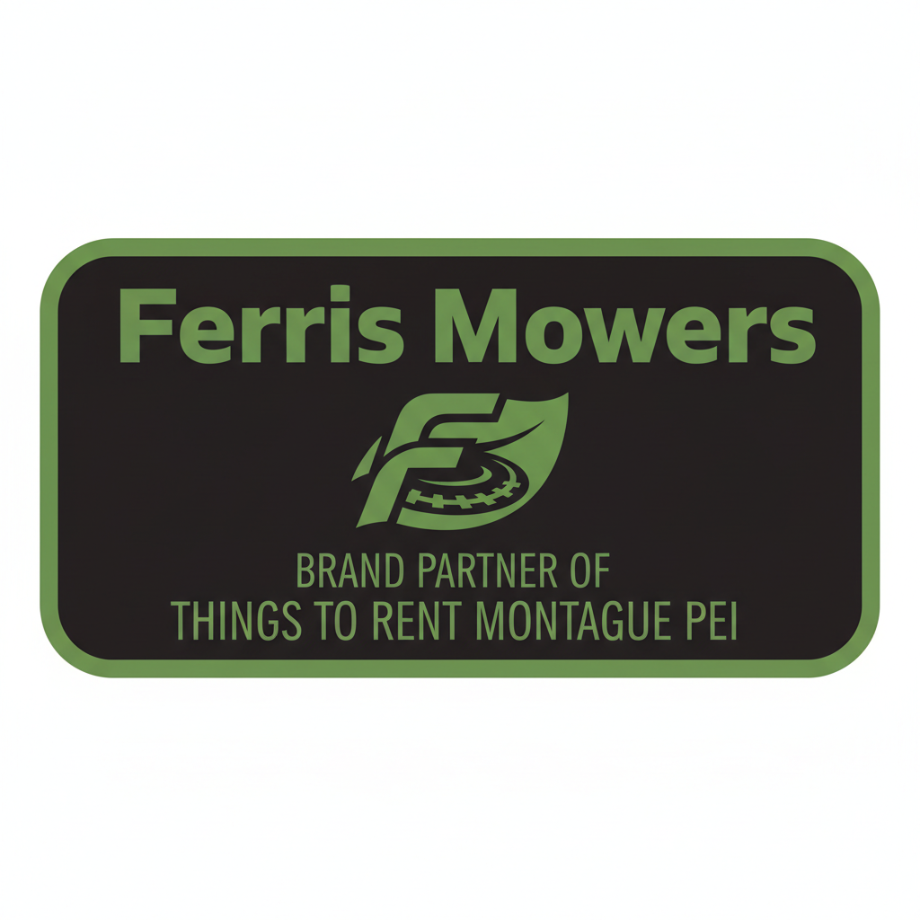 Ferris mowers logo — brand partner of Things to Rent Montague PEI