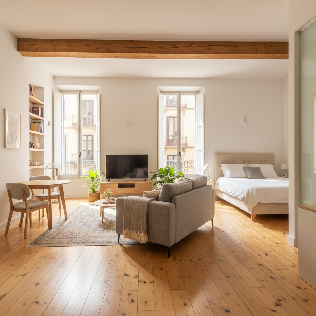 Bright studio apartment near Vondelpark Amsterdam