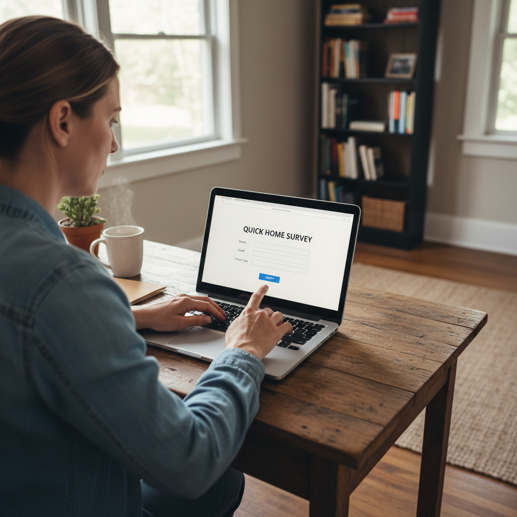 Homeowner reviewing a written cash offer document from Texas Cash Buyers at a kitchen table