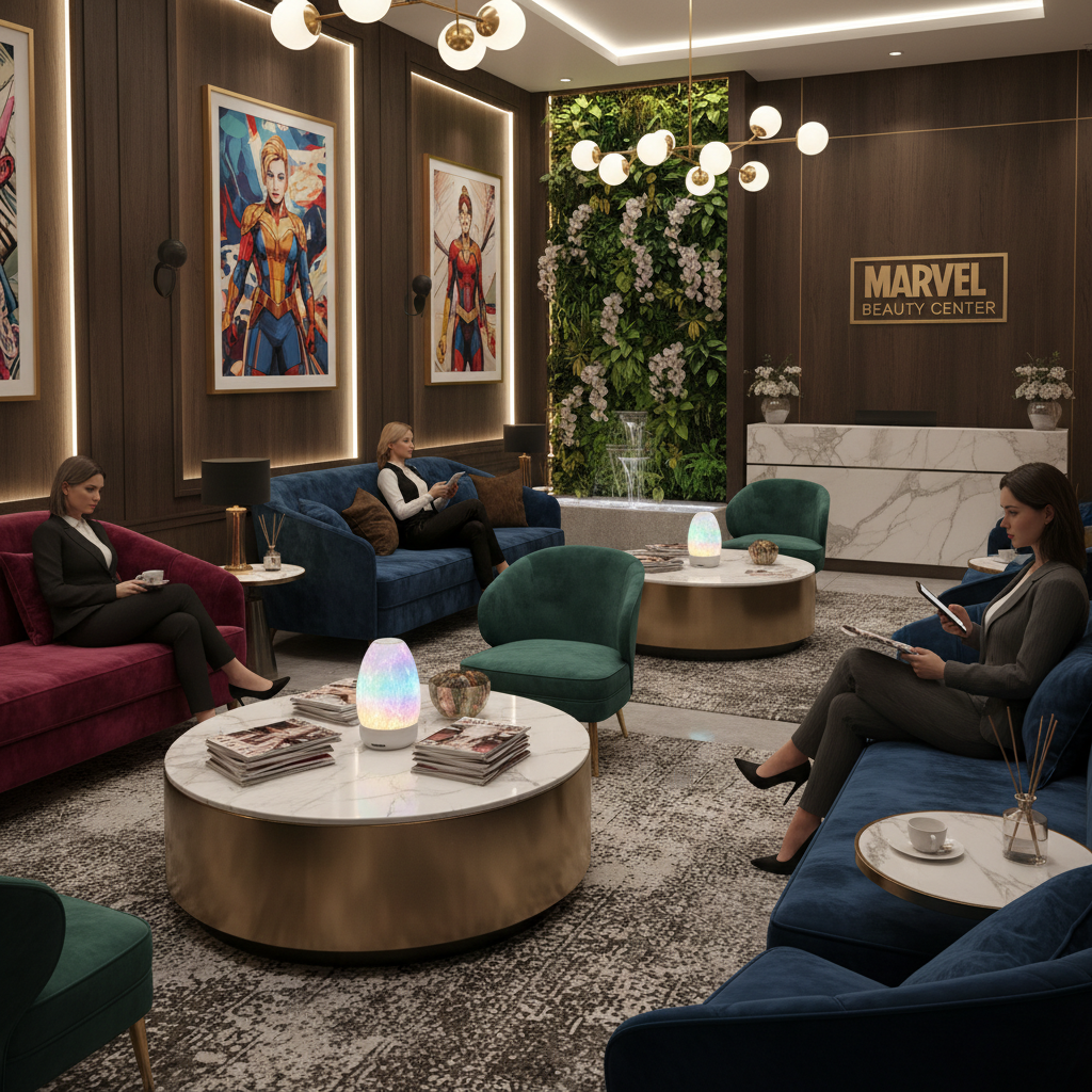 Spa y centro de belleza con ambiente relajante