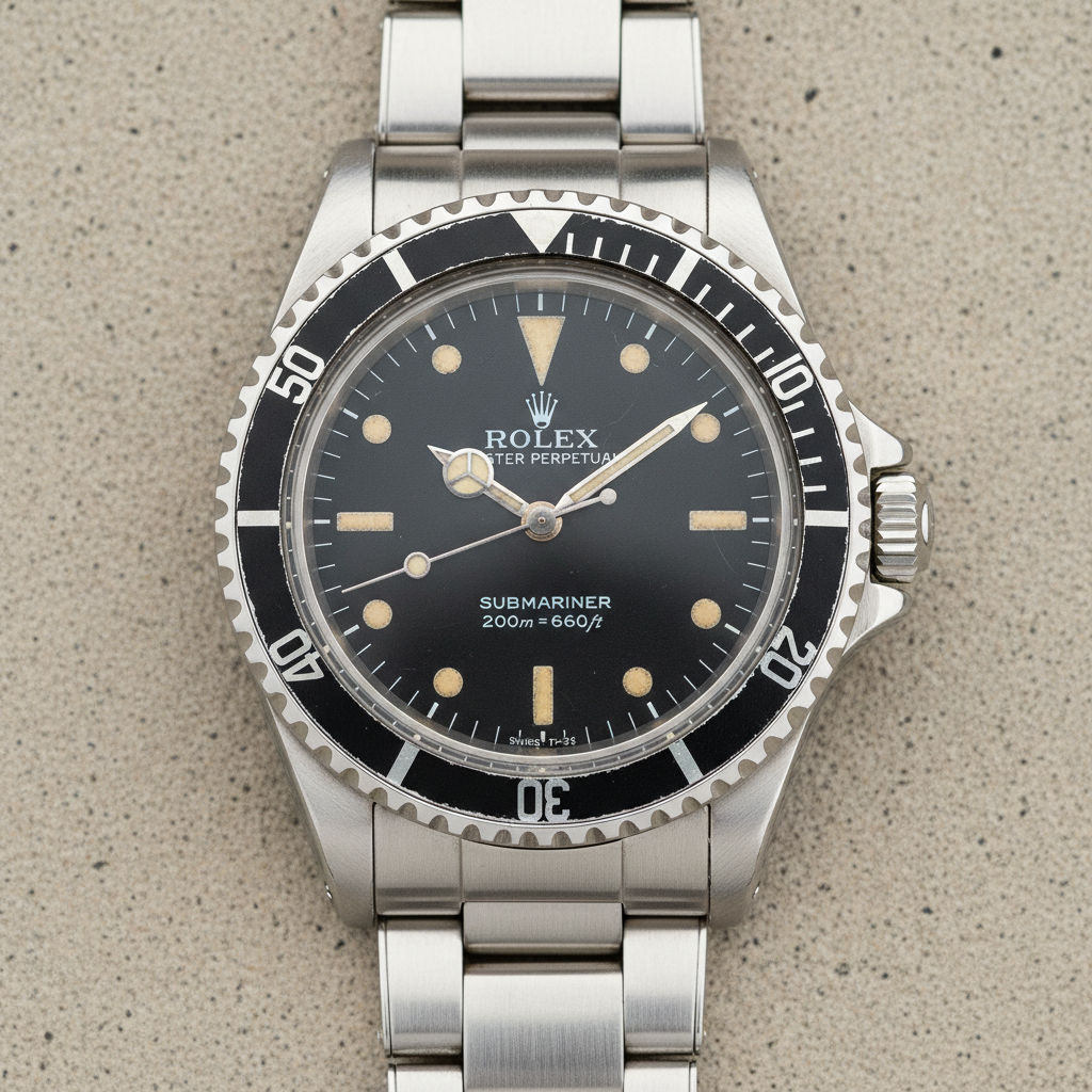 1964 Rolex Submariner reference 5512 with 4-liner dial in exceptional condition