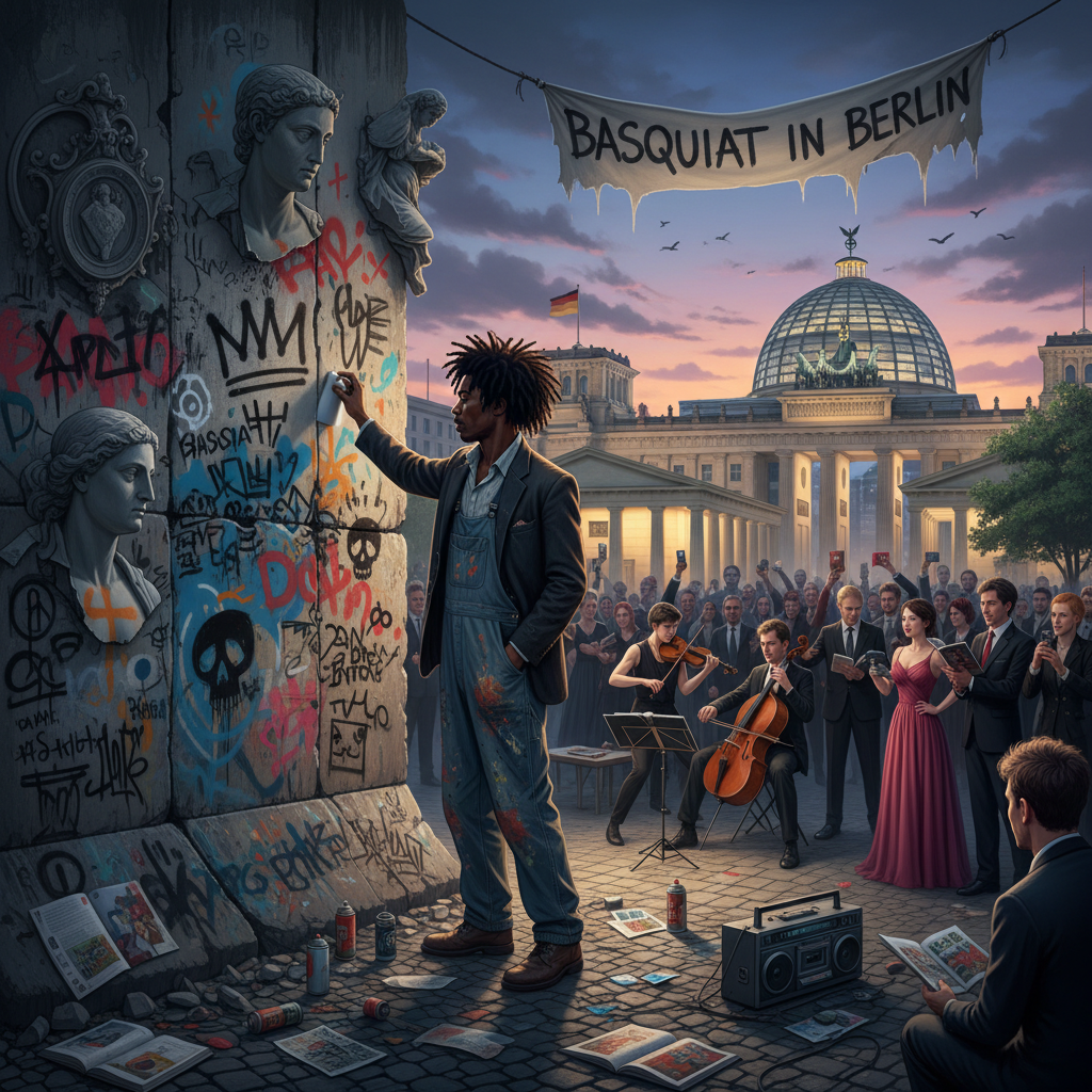 Artikelbild: Basquiat in Berlin: Street Art trifft Hochkultur