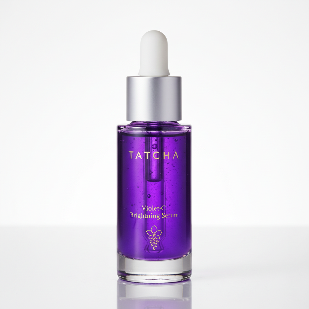 Tatcha Violet-C Brightening serum in original glass bottle, sealed