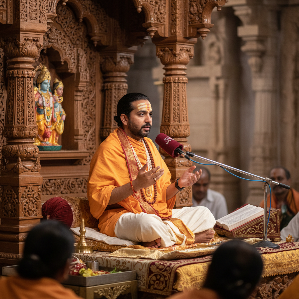 Pandit Gopinath Mishra, Vaishnava priest and Bhagavata Katha specialist from Puri