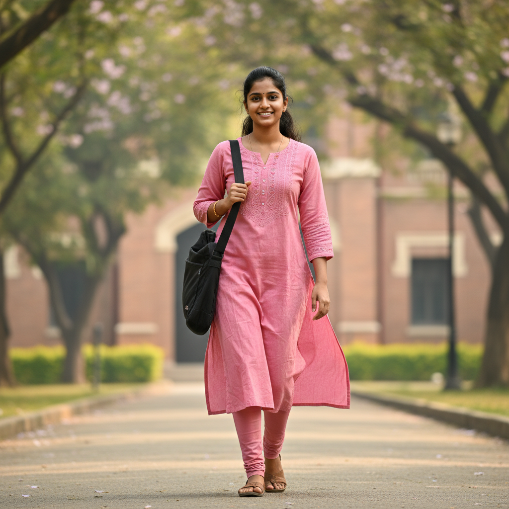 Young Tamil student who received education support from Jeeva Anbalayam Trust