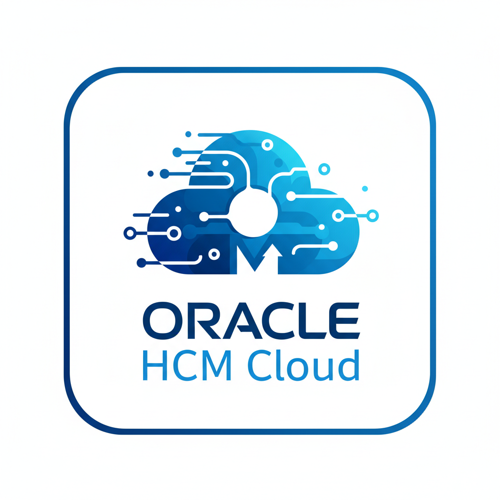 Oracle HCM Cloud interface displaying human capital management features