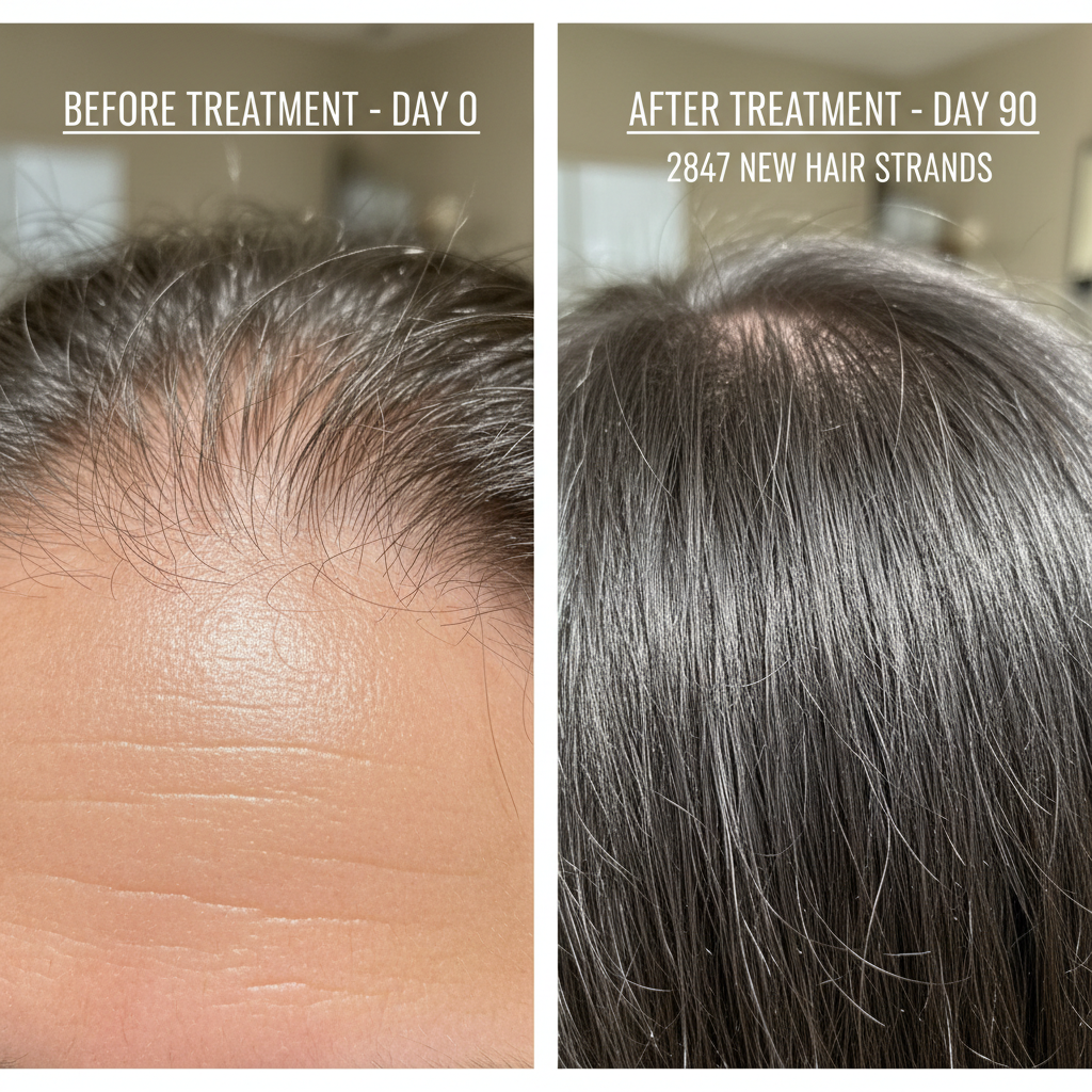 HairMax homepage — FDA-cleared hair growth laser brand with clinical credibility and before/after gallery
