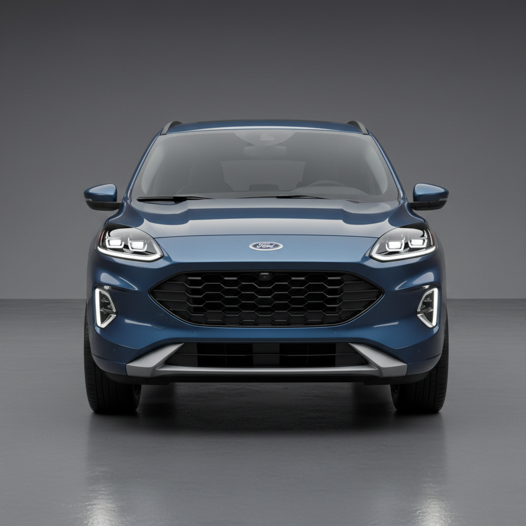 Mercedes-Benz SL-Class 2026 in Blue, luxury roadster front three-quarter view, open-top elegance