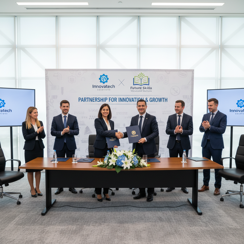 Professional mineral trading partnership meeting, corporate setting, business handshake