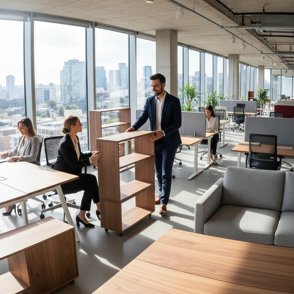 James Wang, furniture distributor in professional setting