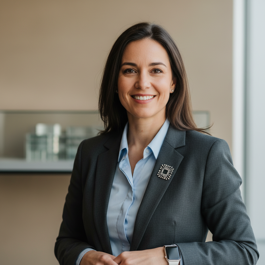 Professional headshot of María García, lead architect and investment property specialist at Buildnest