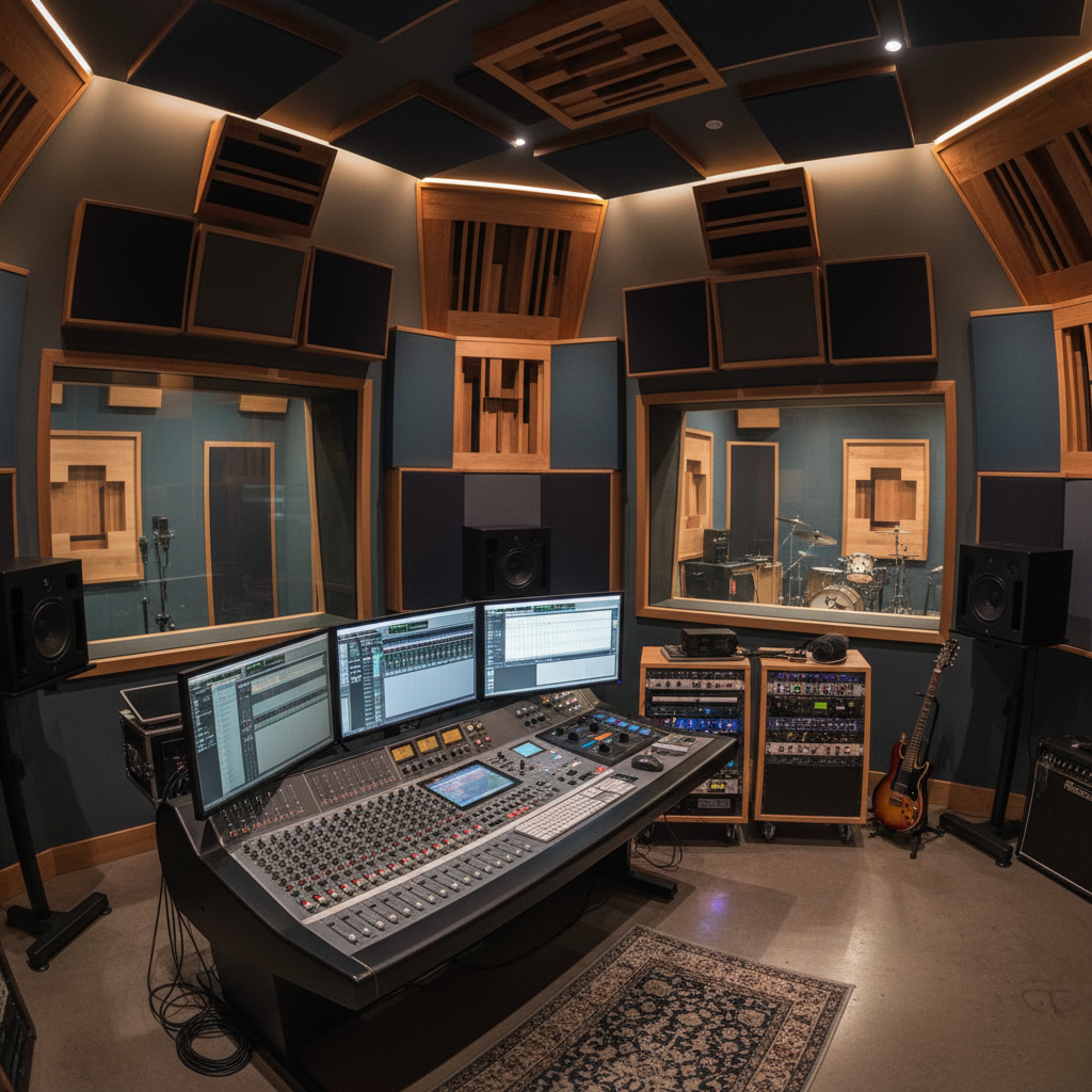 Studio haut de gamme avec équipement professionnel de classe mondiale