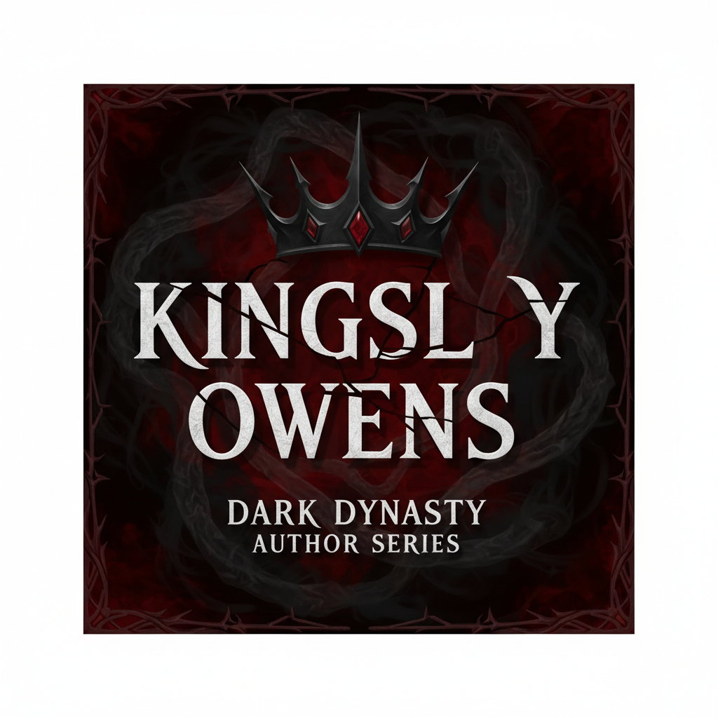 Dark Dynasty author brand — Kingsley Owens psychological thriller book series branding with dramatic dark aesthetic and author identity system