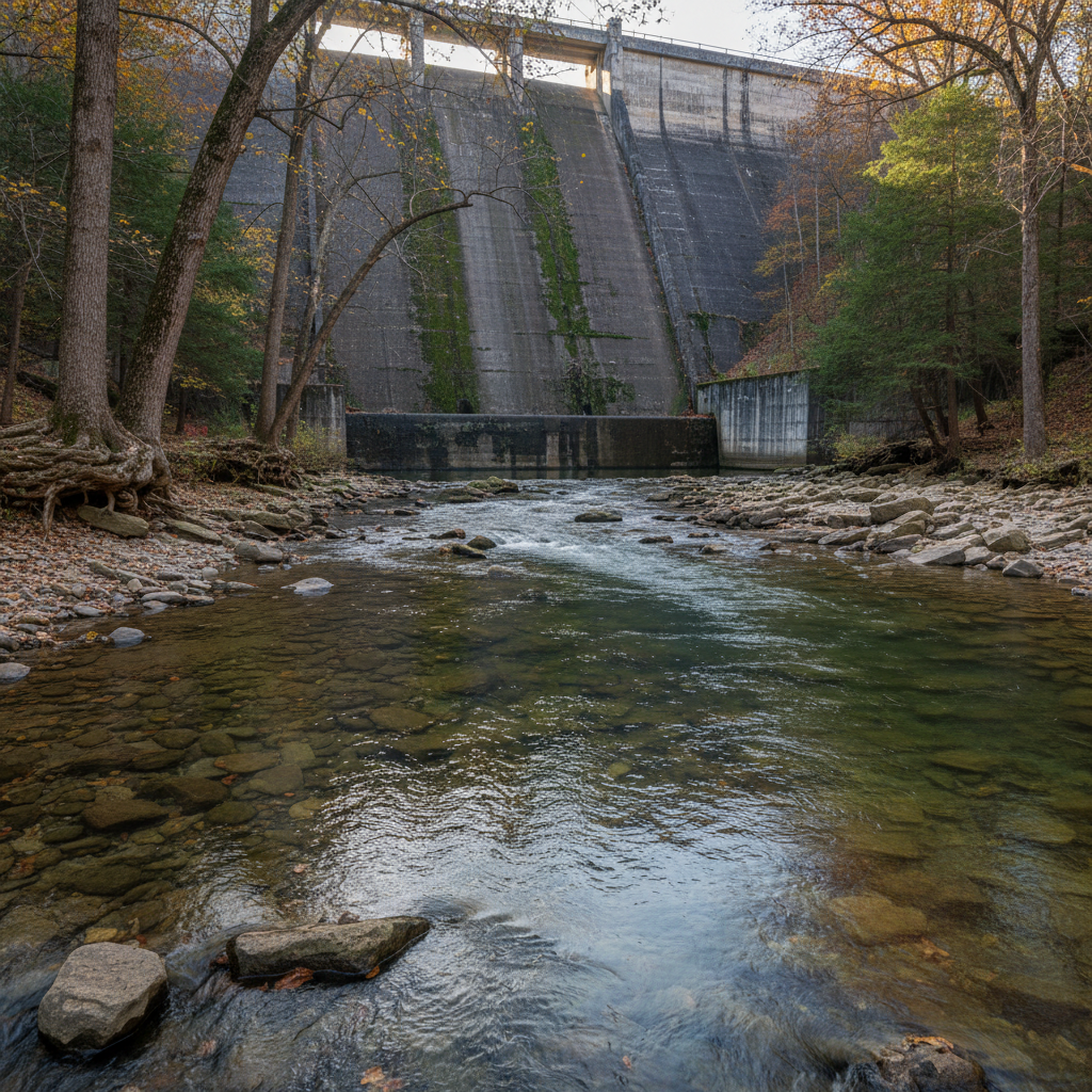 Upper section of Little Red River directly below Greers Ferry Dam