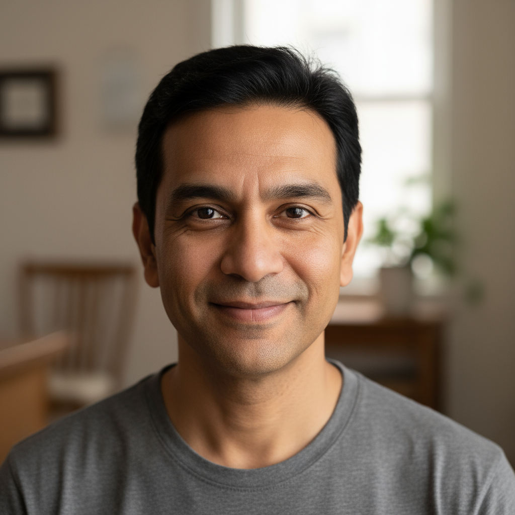 Portrait of Michael Chen, satisfied client