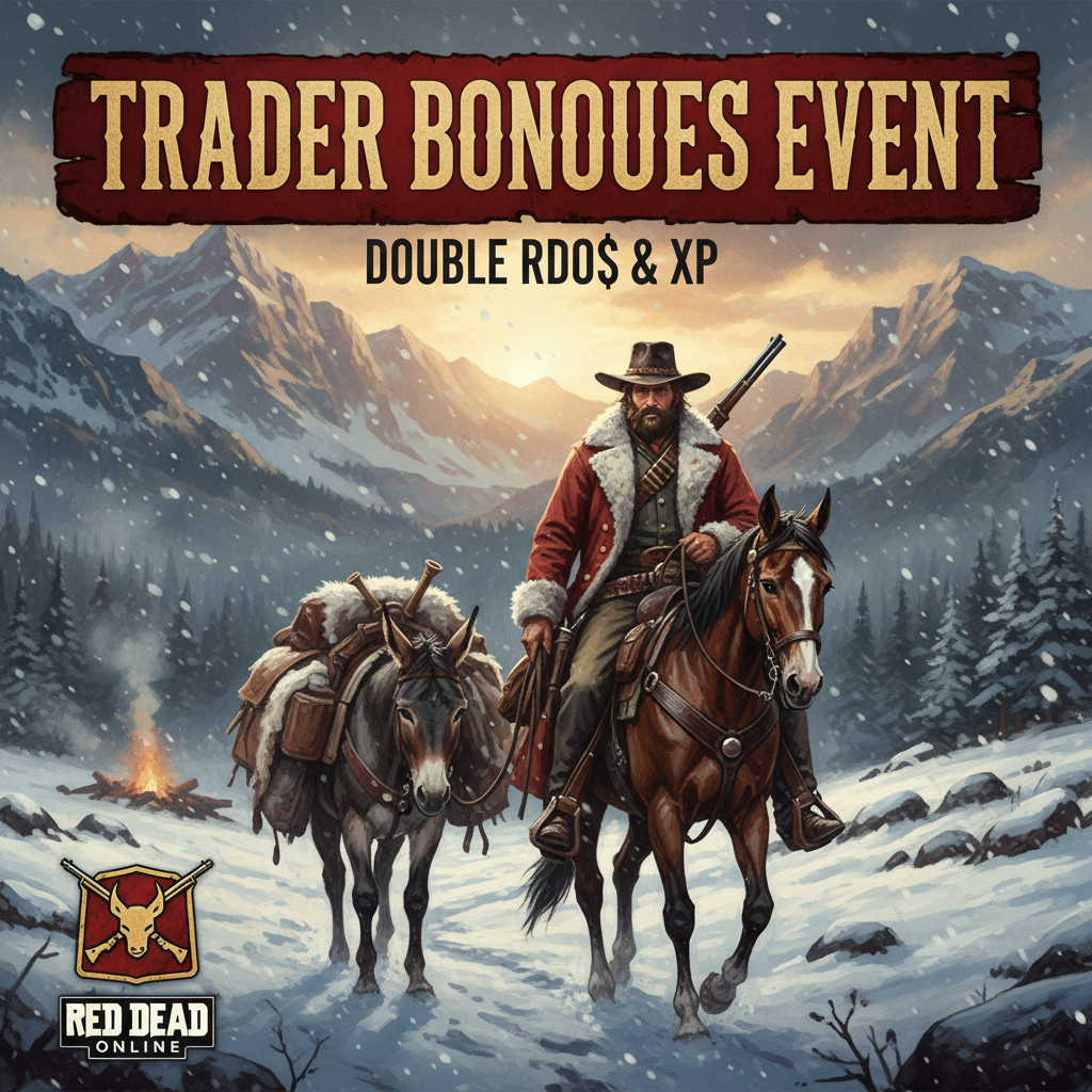 Red Dead Online trader bonuses event artwork