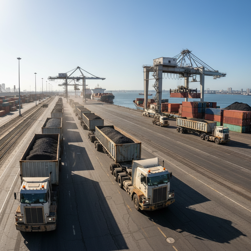 Bulk cargo transportation with specialized vehicles for large volume shipments