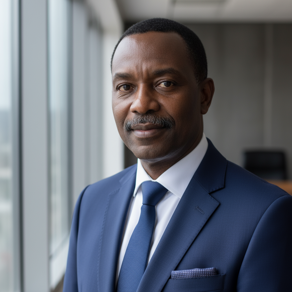James Kamau profile photo, middle-aged Kenyan man in casual wear