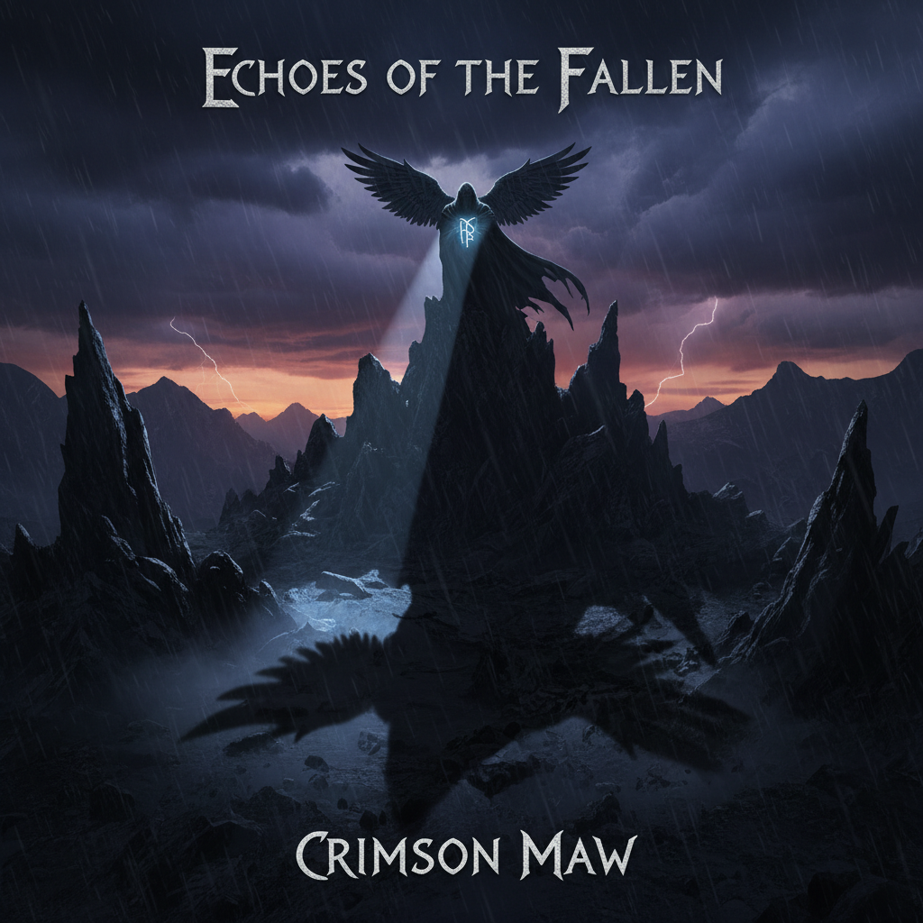 Dark cinematic album art with deep shadows and warm amber accent lighting