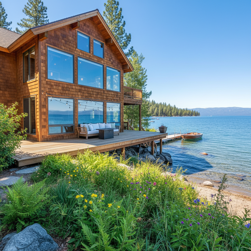 Lakefront vacation rental property on Lake Tahoe