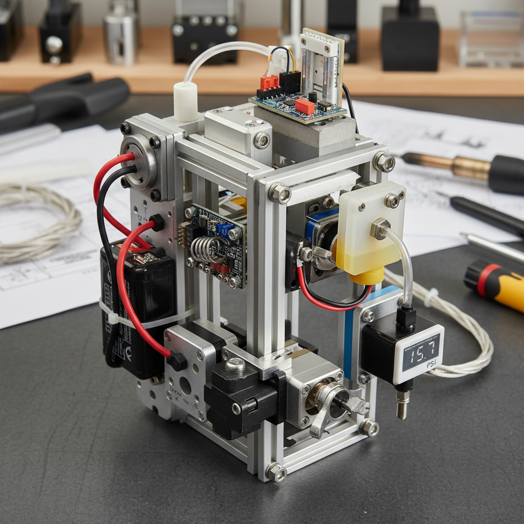 Functional assembly prototype with multiple components