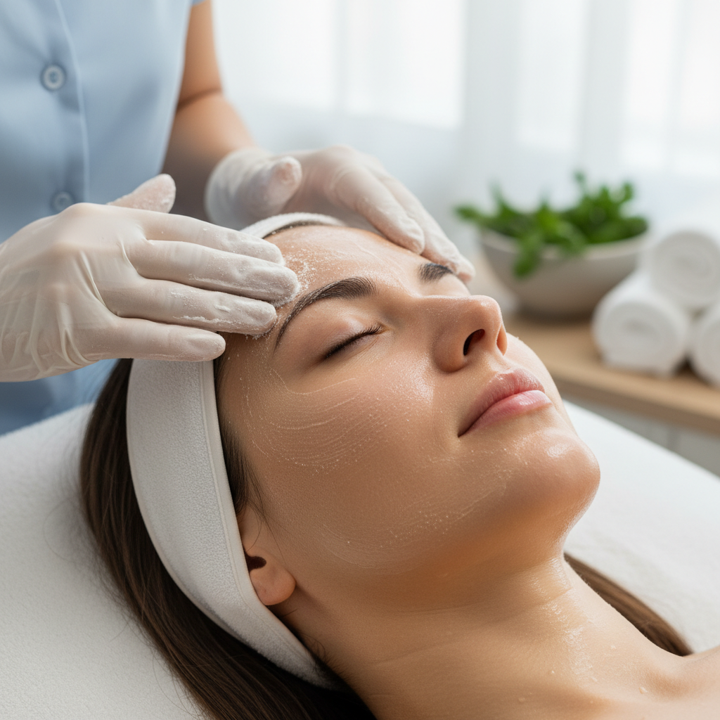 Daniela Mora, clienta de MF Skin Beauty, smiling portrait