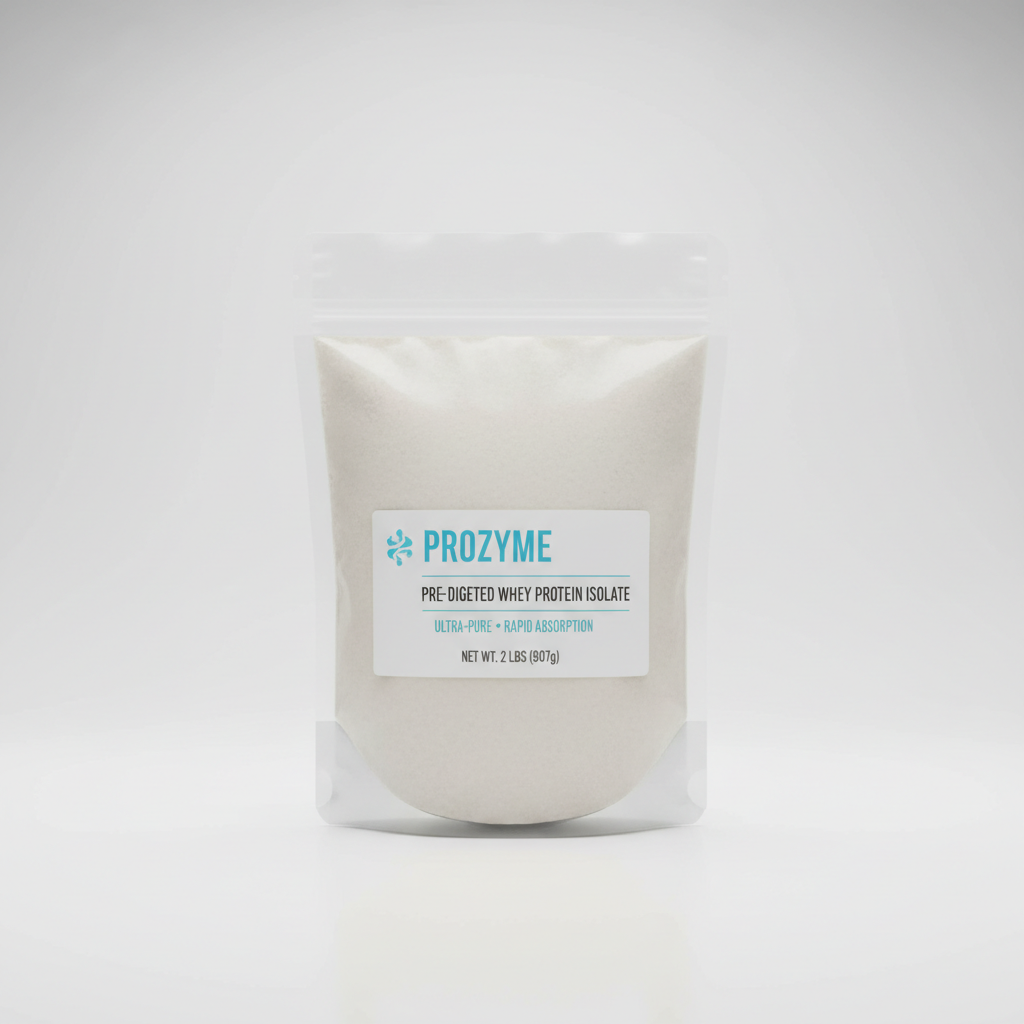 Premium whey protein hydrolysate supplement powder