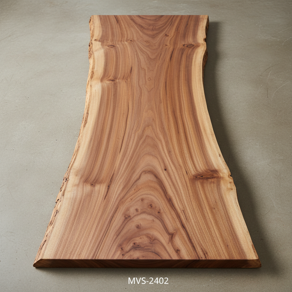 Slab de suar natural MVZ-01-002 para muebles de diseño - tablón tropical live edge