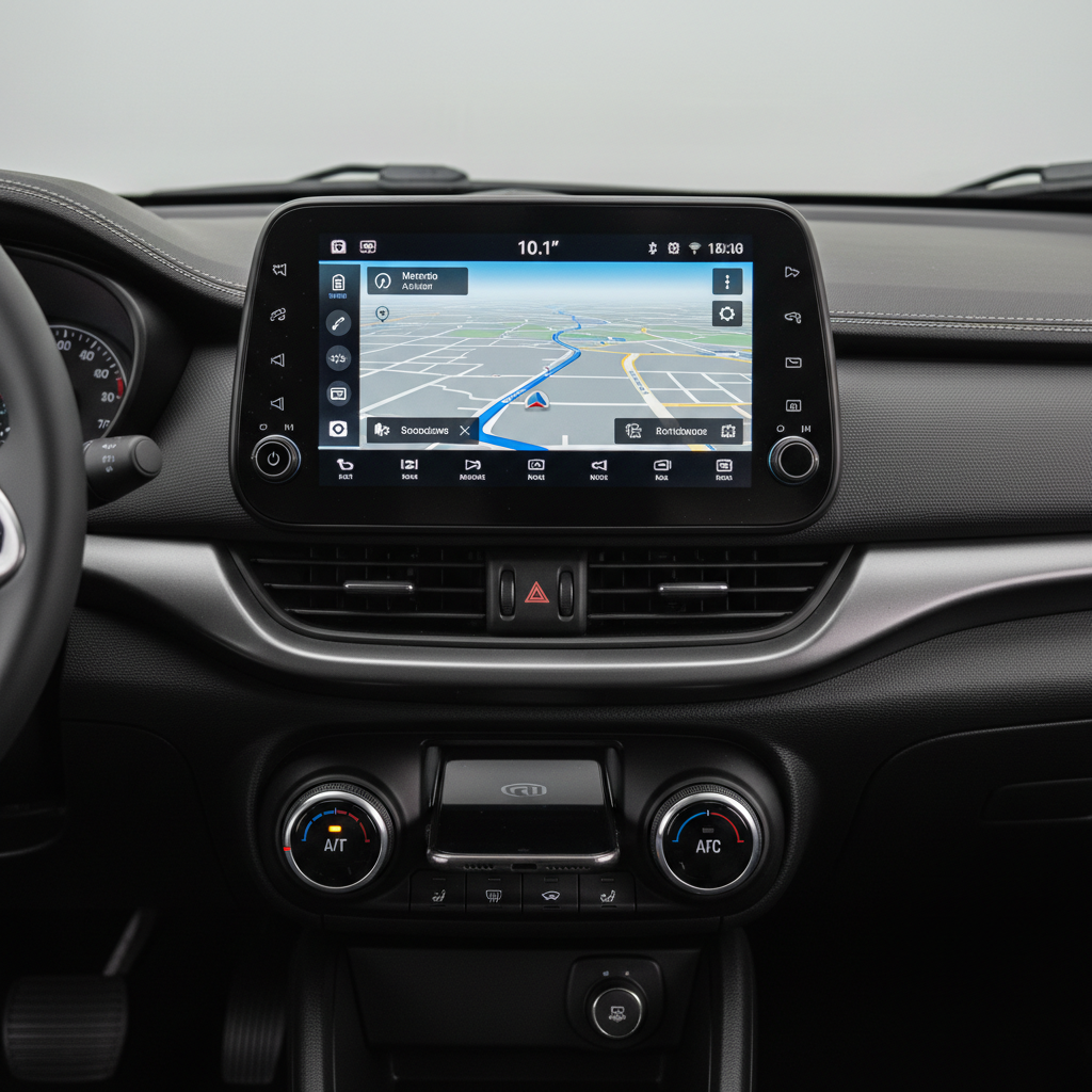Motolabs 9 inch Android car stereo with voice control and navigation