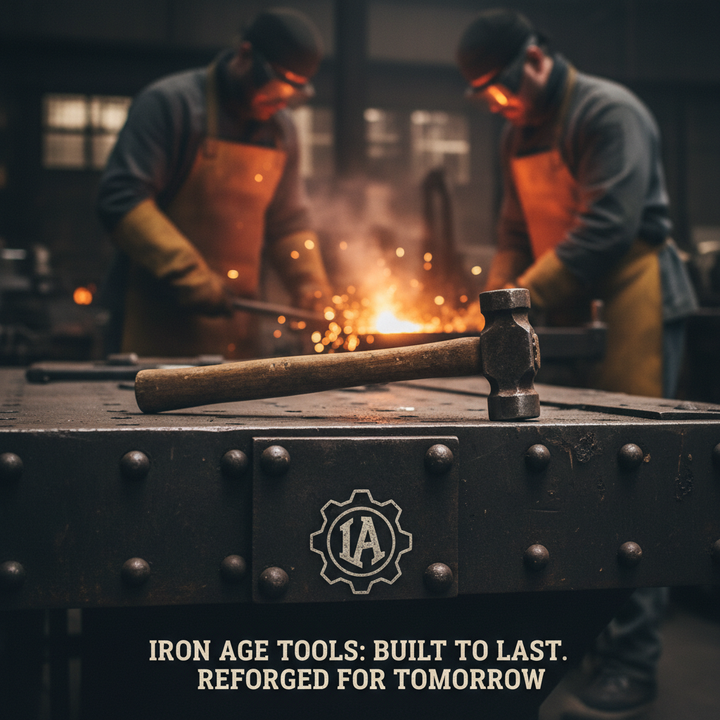 Legacy consumer brand relaunch campaign with industrial visual aesthetic
