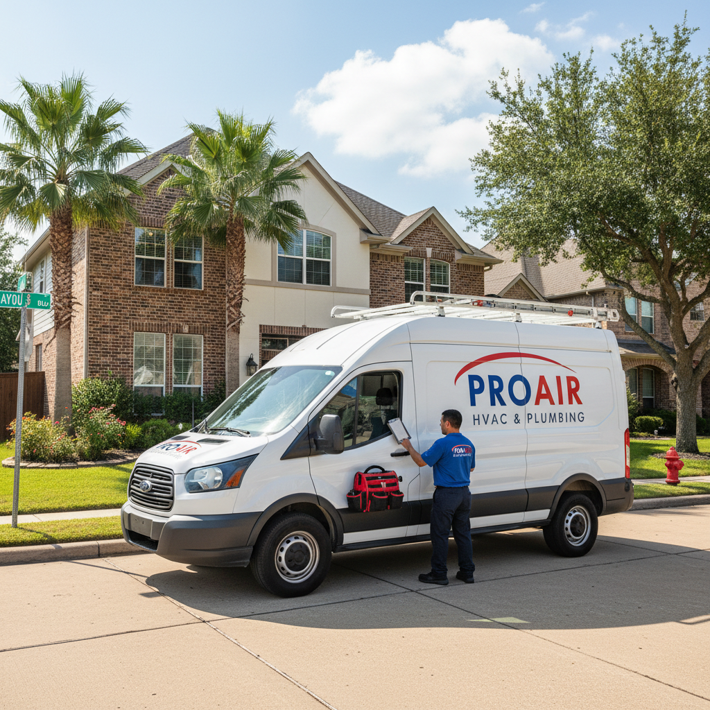 Bluewater Air Systems technician working on residential HVAC unit in Clearwater Florida