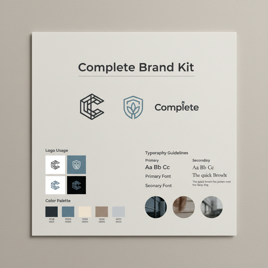 Complete brand story template collection
