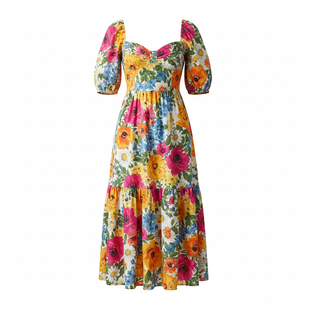Vestido Floral Verano - Ropa en MARLIMFASHION