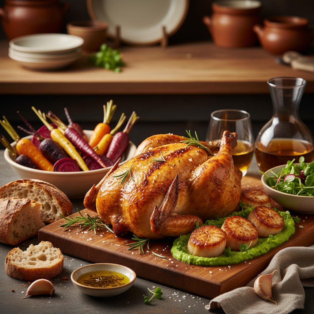 Food photography with tungsten lighting