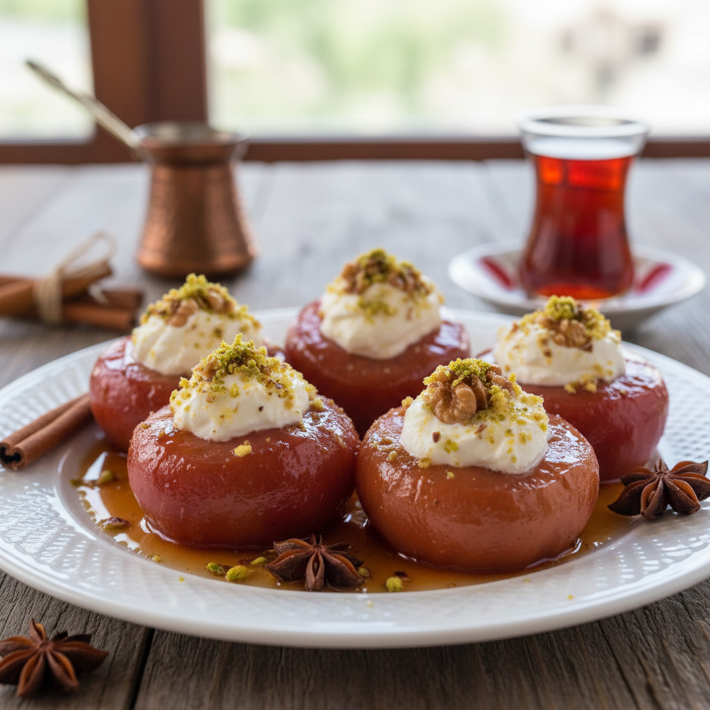 Denizli Honaz elması tatlısı, elmalı geleneksel tatlı