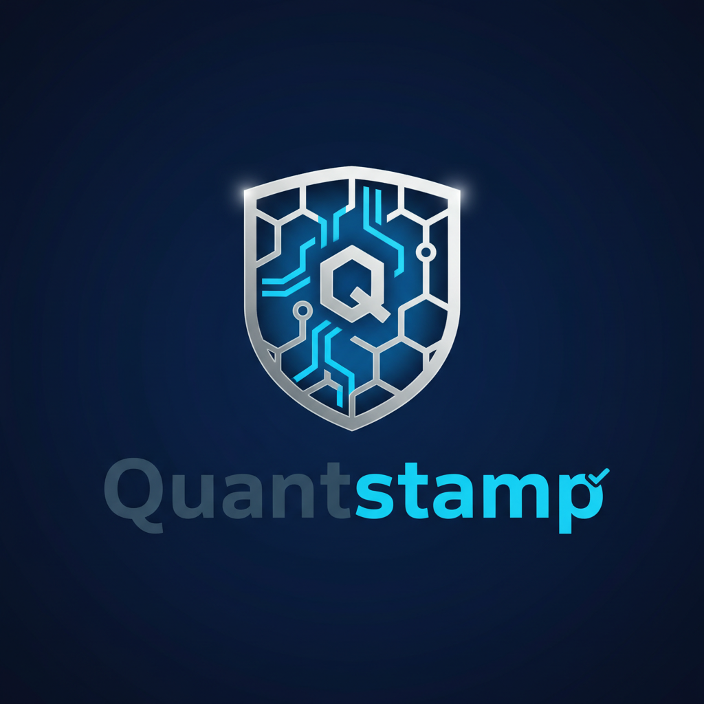 Quantstamp blockchain security logo with purple gradient