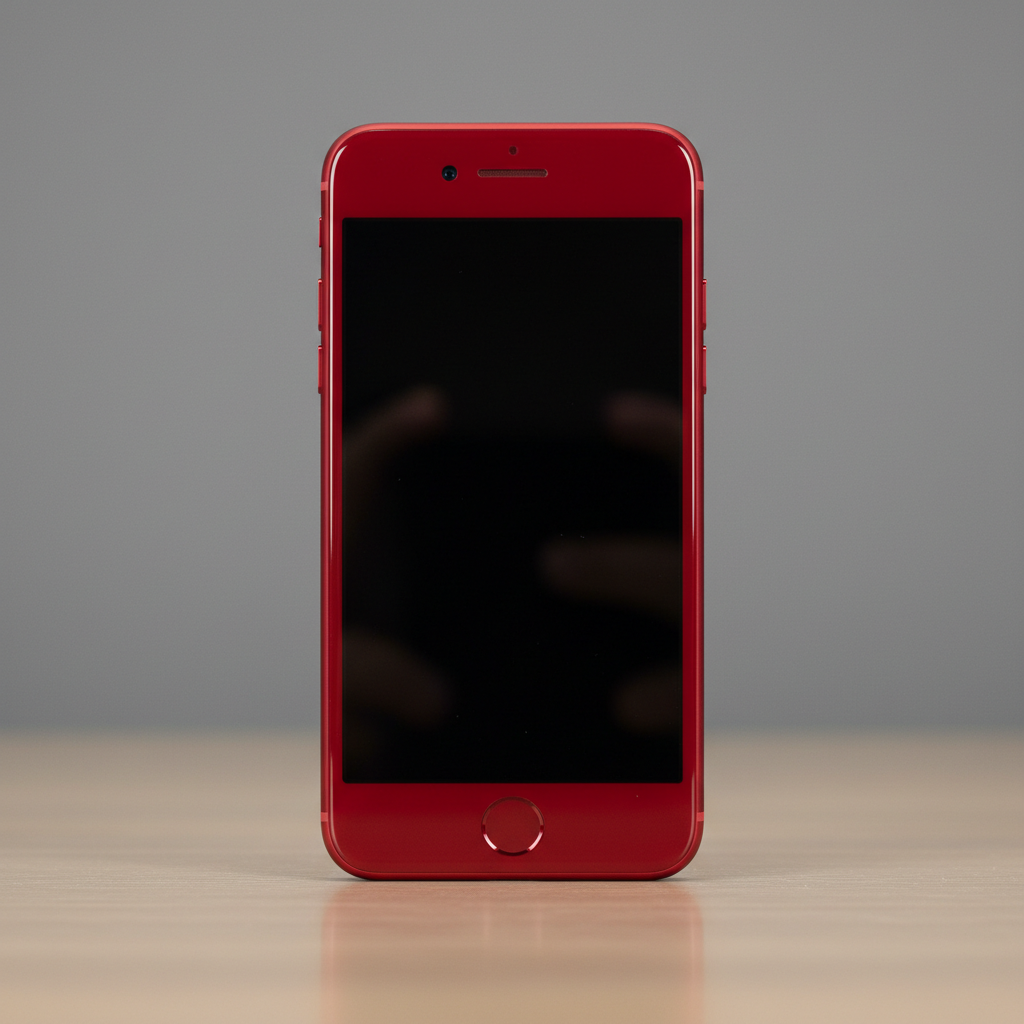 Midnight iPhone SE showing compact design and home button